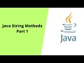 7  Java   String Methods   Part 1