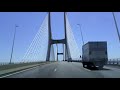 The (up until recently) longest bridge in Europe: Vasco da Gama - Lisbon, Portugal