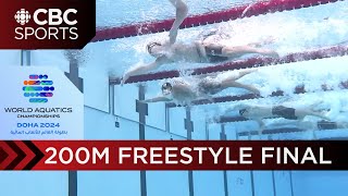 Men’s 200m Freestyle Final at the 2024 World Aquatics in Doha | CBC Sports | #worldaquatics