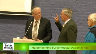 Beëdiging burgemeester Aat de Jonge | Dronten