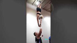 This coed stunt by @hailey_dlynn is just a thing of beauty🔥 #cheer #stunt #beauty #shorts #netflix