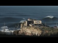 nazaré xxl paddle session in unforgiving conditions