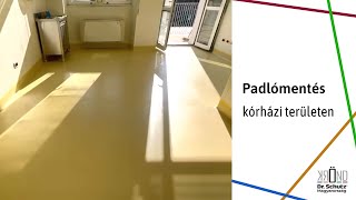 Kórházi padlómentés | Dr. Schutz – PU Color + PU Anticolor