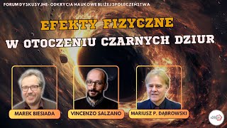 Efekty fizyczne w otoczeniu czarnych dziur | M. Biesiada, V. Salzano, M.P. Dąbrowski