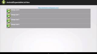 Create groupIndicator for ExpandableListView example