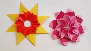 Origami: como fazer a mandala Frizz