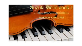 Suzuki violin book 1, piano accompaniment, The Happy Farmer