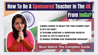 Fulfill your Dream: Be a teacher in UK from India| In Hindi | Teaching jobs in UK