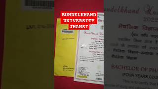 Graduation degree | B.Pharma degree | bundelkhand university jhansi | BU Jhansi | #result #degree