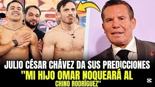 JULIO CÉSAR CHÁVEZ Da SUS PREDICCIONES SOBRE OMAR CHÁVEZ VS CHINO RODRÍGUEZ: \