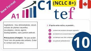 Compréhension écrite TEF CANADA - Reading Comprehension - New Exam format (2024) / Part 10