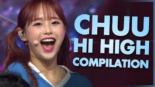 LOONA / Chuu - 'Hi High' Live High Note Compilation