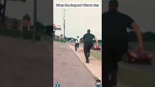 When the Suspect Tries to Run 😳💨#Police #Arrest #Crime #Action #LawEnforcement #viral