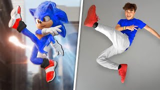 I Tried Sonic The Hedgehog Stunts In Real Life.