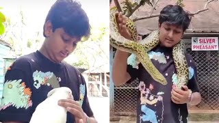 Junior Challenging Star Vinish Darshan In Mini Zoo | Darshan | Vinish Darshan