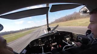 Gusty Crosswind Landings in a Cessna