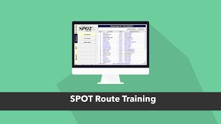 SPOT Route Training Webinar