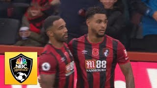 Joshua King gets Bournemouth in front of Manchester United | Premier League | NBC Sports