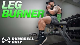 Dumbbell Leg Workout At Home to Get Ripped!