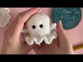 crochet ghost 👻 halloween project beginner amigurumi