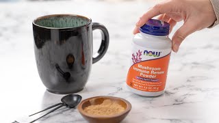 Why choose NOW's Mushroom Immune Renew Powder?