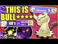 Playing PLAY ROUGH MIMIKYU is so UNFAIR in RANKED | Pokemon Unite