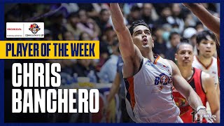 CHRIS BANCHERO | PLAYER OF THE WEEK | PBA SEASON 49 COMMISSIONER'S CUP | HIGHLIGHTS