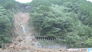 土砂崩れ4人不明、捜索 台風10号で宮崎・椎葉村