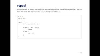 Control Structures in R (part 2)