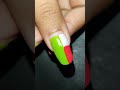 Simple nail art without any tools 💅💅💅💚🤍❤💅💅💅💅