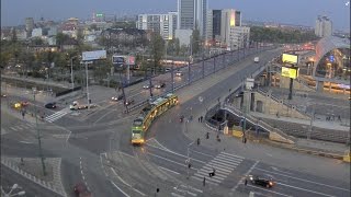 Poznań, most Dworcowy - Time Lapse