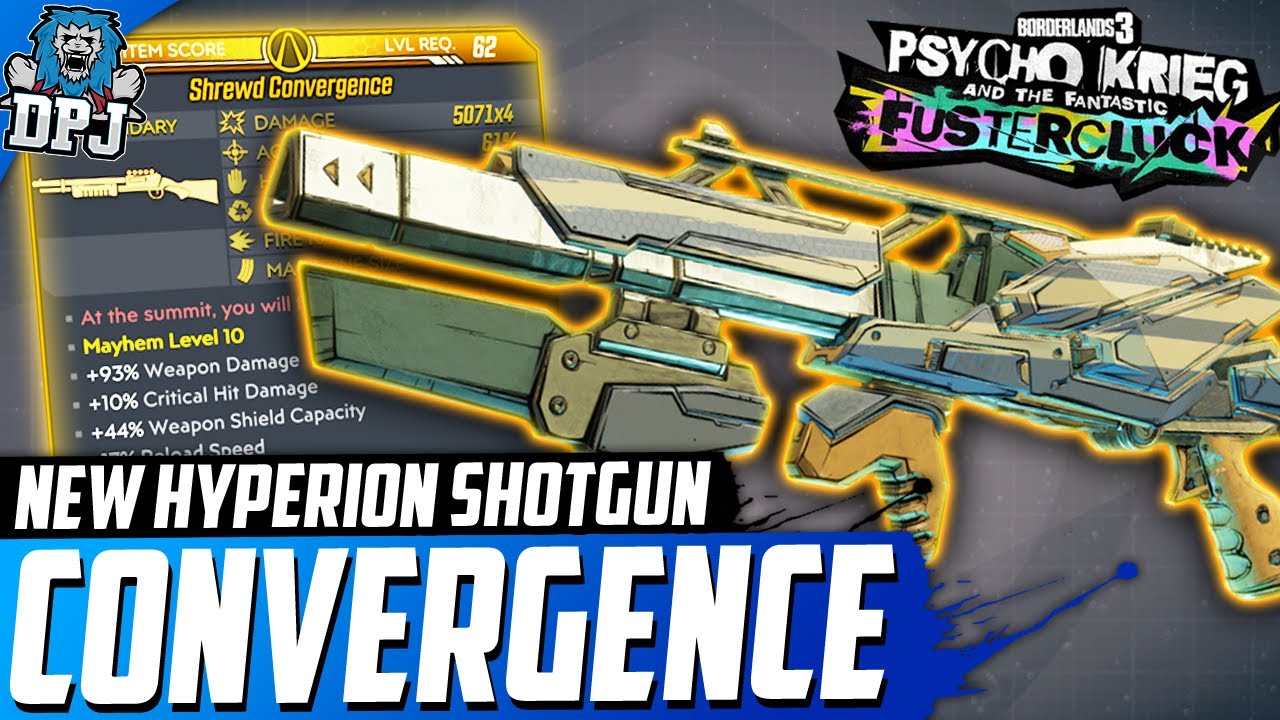 Borderlands 3 - CONVERGENCE - NEW DLC4 HYPERION SHOTGUN LEGENDARY - How ...