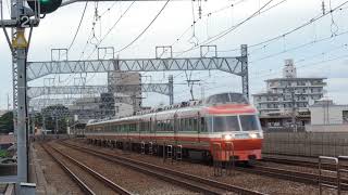 2018.7.07 小田急電鉄　和泉多摩川駅通過 LSE7000形 7004F はこね71号♪