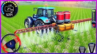 Real Tractor Farming Driving Simulator - Wheat Harvester Transport Walkthrough - Android GamePlay