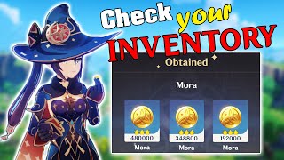 There might be 1 MILLION MORA hiding in your inventory! - Genshin Impact guide