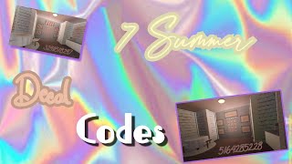 ♡7 summer decal codes||2020♡