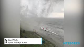 Spectacular waterspout in South Carolina, USA