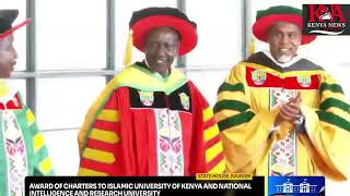 PRESIDENT RUTO INSTALLED AS A CHANCELLOR FOR ISLAMIC UNIVERSITY!