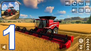 Farmland Tractor Farming Games - Gameplay Part 1 Tractor Farming Simulator - Real Grand Transport