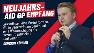 Neujahrsempfang AfD Göppingen I Rede Severin Köhler I Junge Alternative Baden-Württemberg