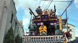 金丸町の山車　石岡のおまつり2015　神幸祭　00117