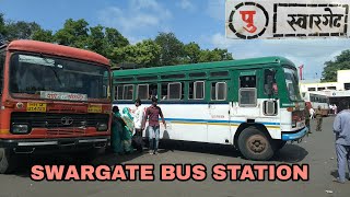 MSRTC'S SWARGATE (PUNE) BUS DEPOT : MSRTC Buses Maharashtra