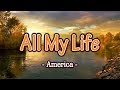 All My Life - America (KARAOKE VERSION)