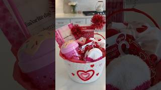 valentines basket ❣️💘🩷 #asmr #aesthetic #valentinesday #pink #giftbasket