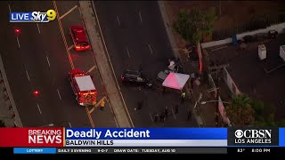 Deadly Baldwin Hills Crash Kills 2 People, Injures 2 Others
