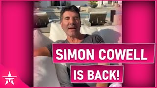 Simon Cowell Has A Warm Message FIRST VIDEO After Bike Accident !