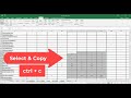 excel tips copy area and paste area are not same size