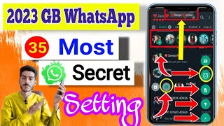 GB Whatsapp Hidden 35 Important Settings & Futures 2023 |Navaidtechnical