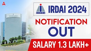 IRDAI Notification 2024 Out | IRDAI Grade A Notification 2024 | IRDAI Assistant Manager Notification