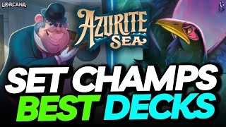 BEST DECKS to WIN SET CHAMPIONSHIP✨ | Competitive Set 6 Decks | Lorcana Podcast